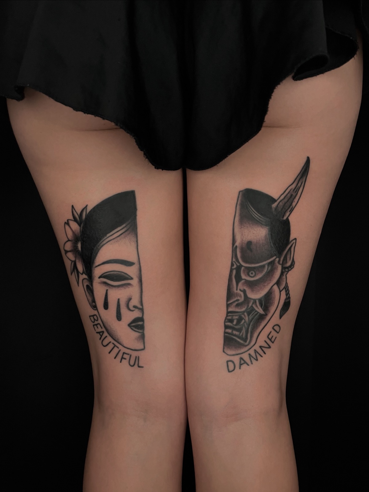 Tatuaggio Nik Frenk Black Swan Tattoo Rimini